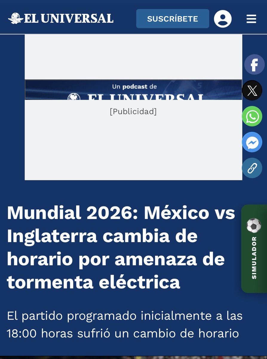 mario_dico50's tweet photo. 🔴 Se reporta un cambio de horario del juego de Mexico vs Inglaterra será a las 12 del Domingo https://t.co/56XqwJ8QEv
