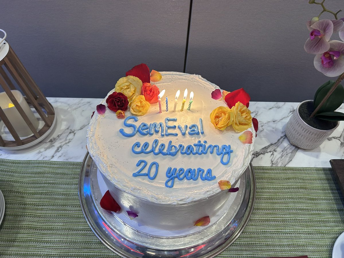 seirasto's tweet photo. Celebrating 20 years of @SemEvalWorkshop at ACL 2026!
 
#semeval #aclnlp2026 https://t.co/Oaql8erzYA