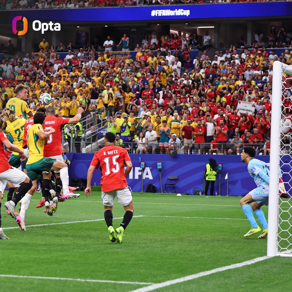 OptaJoe's tweet photo. 13 - Mohamed Hany has scored the 13th own goal of the 2026 FIFA World Cup, now a record in a single edition, surpassing the 2018 tournament (12). Hany is only the second player to score two own goals at a single World Cup, after Ivan Vutsov in 1966.

Unlucky. https://t.co/2NtRfwkTbM