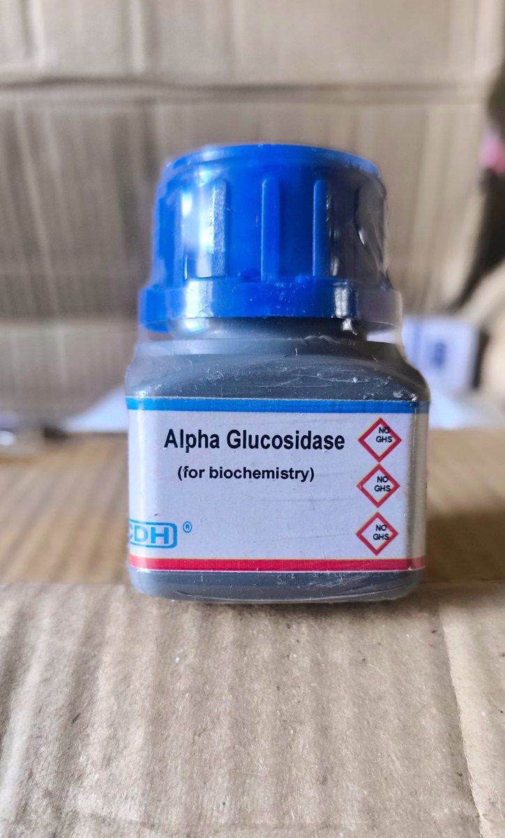 DelsonScientifi's tweet photo. Alpha glucosidase is a laboratory reagent used to hydrolyze oligosaccharides and polysaccharides into glucose, enabling the study of carbohydrate digestion and the evaluation of antidiabetic drug efficacy.

Contact /WhatsApp us now. +2348067219578 https://t.co/hY75yUasuP