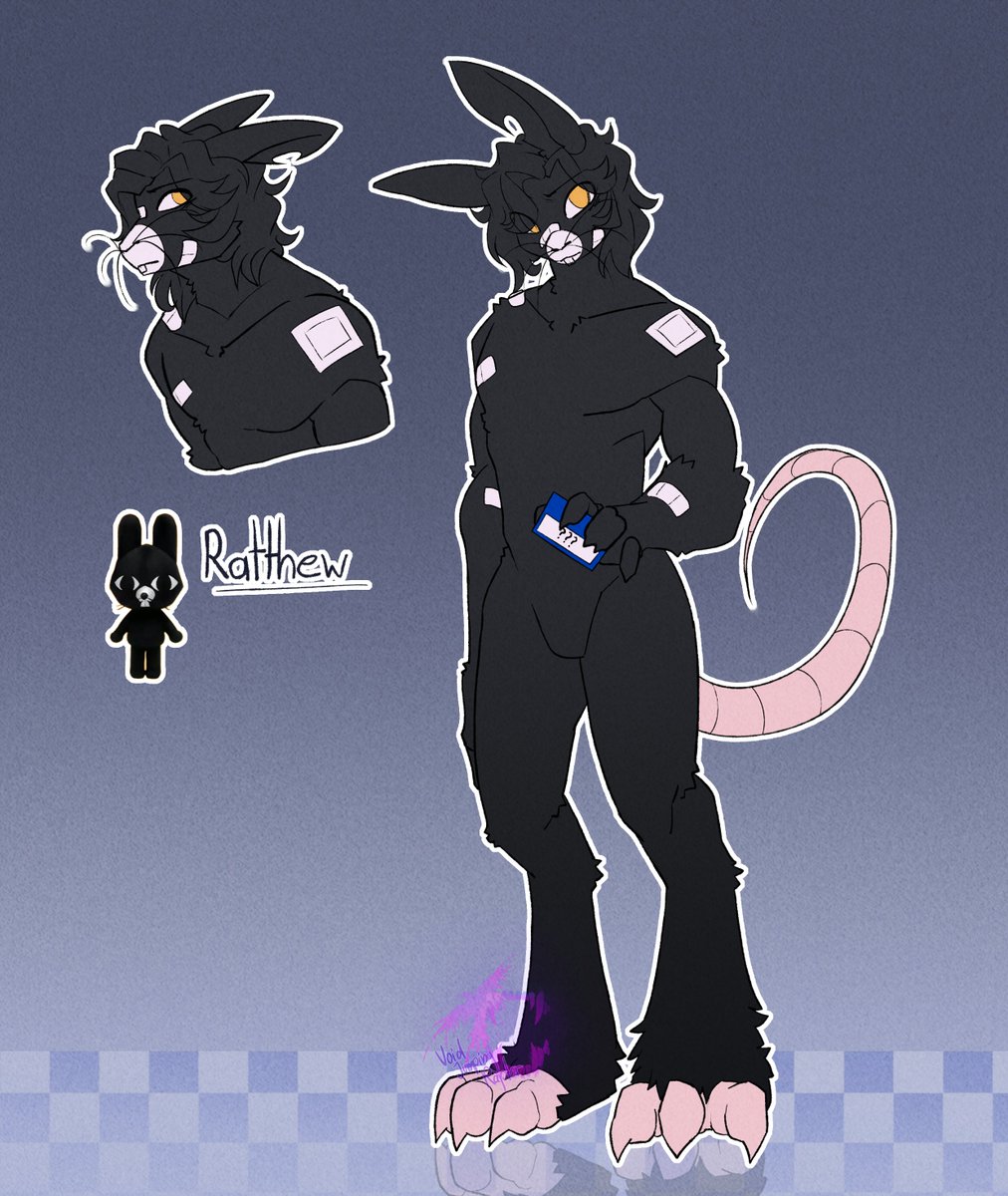 VoidBornRaptor's tweet photo. Ratthew, pretty sure I'll change his design sooner or later.

#AnimalHospitalAnomaly #Ratthew #Roblox https://t.co/5oUsO0znaw