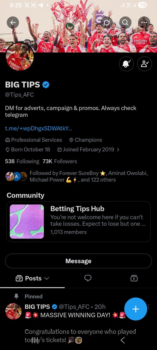 Larry80912870's tweet photo. @Tips_AFC #BIGTIPS
7033971479
Palmpay
Olanrewaju
Thank you and more blessing ๐ https://t.co/JVVmJVqf5l