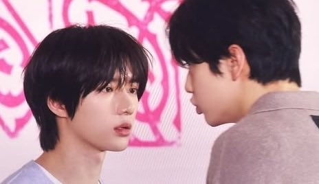 omegyuri's tweet photo. currently thinking about this again beomgyu get a fucking grip omg https://t.co/bmnOHvbOeE