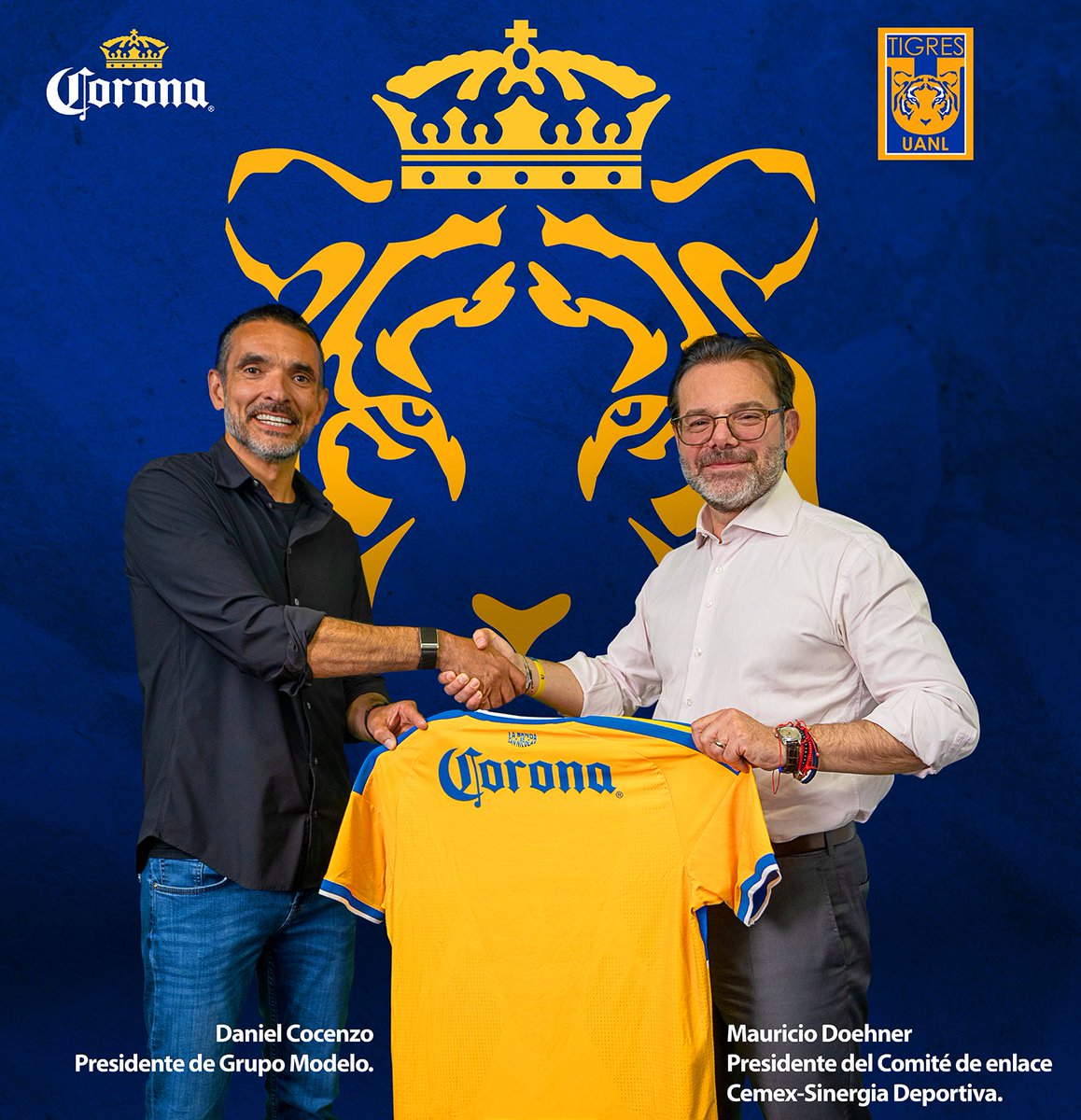TigresFemenil's tweet photo. Bienvenido @Corona_MX a Club Tigres.

📰 Comunicado oficial: https://t.co/V1DsDWbgaX https://t.co/2Snj2FS0bh