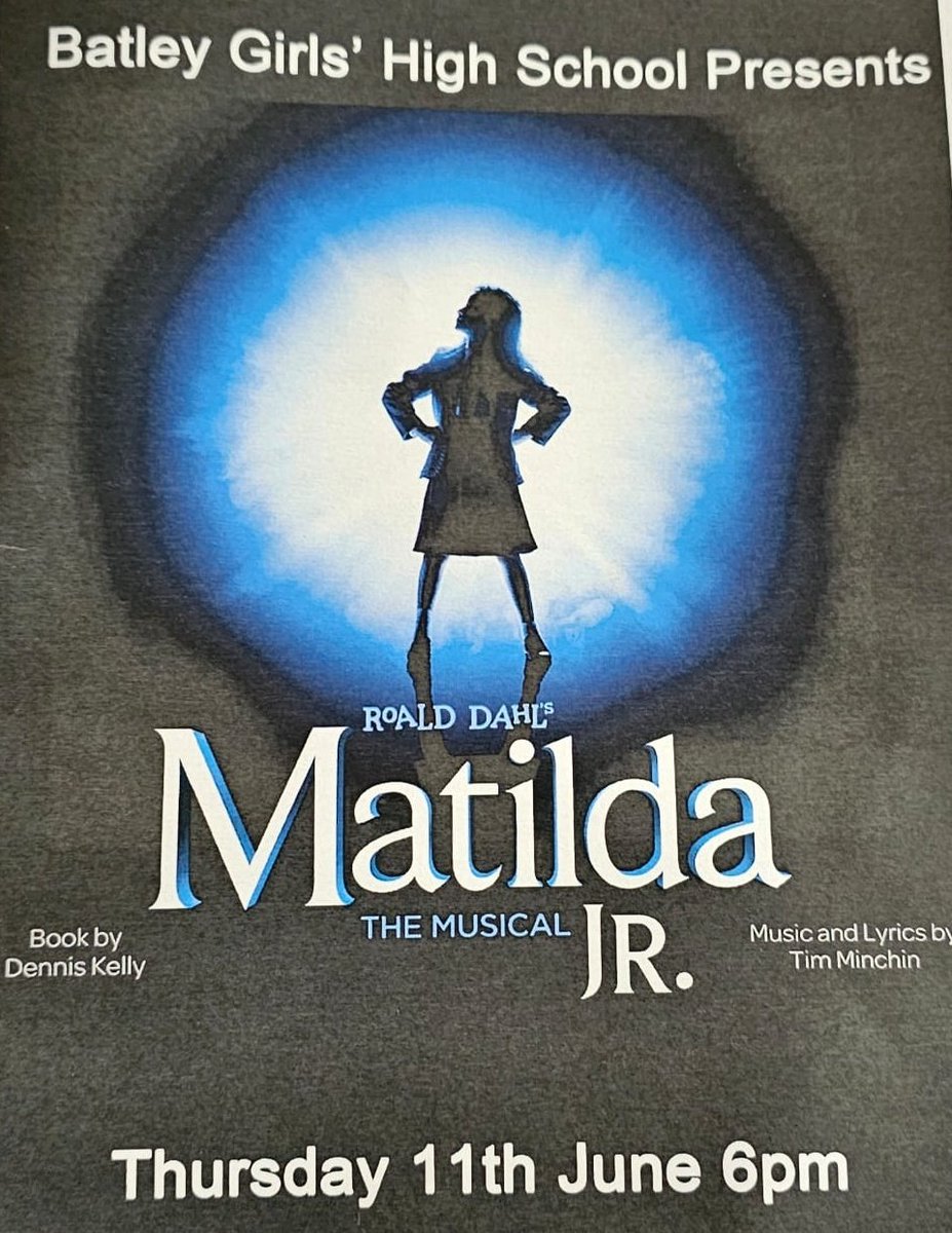 BatleyTrust's tweet photo. Our end of year highs, celebrating Batley Brilliance. Batley Girls' High School enthralled audiences with a dynamic version of 'Matilda'. The matinee was performed to 250 local primary school children &amp; the evening show was a sell out! We are proud of such a talented cast &amp; crew. https://t.co/hmIAPejsQH