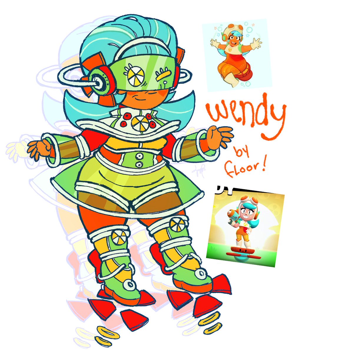 Florentino_kgs's tweet photo. WENDY REDESIGN YAY!! 🌐🫧✨🍊
#wendybrawlstars #brawlstars #brawlstarsfanart https://t.co/o3oyzpvEZd