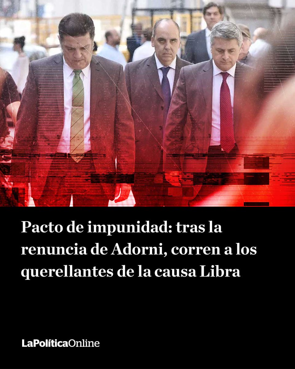 LPOArg's tweet photo. 🔴Pacto de Impunidad | Martínez De Giorgi, muy ligado a Lijo y que espera que Milei firme la designación de su esposa como jueza federal, dejó la investigación sin impulso y abrió la puerta a que pidan la nulidad.
[ https://t.co/pSMrQuE28q ] https://t.co/syJm5hhBg7