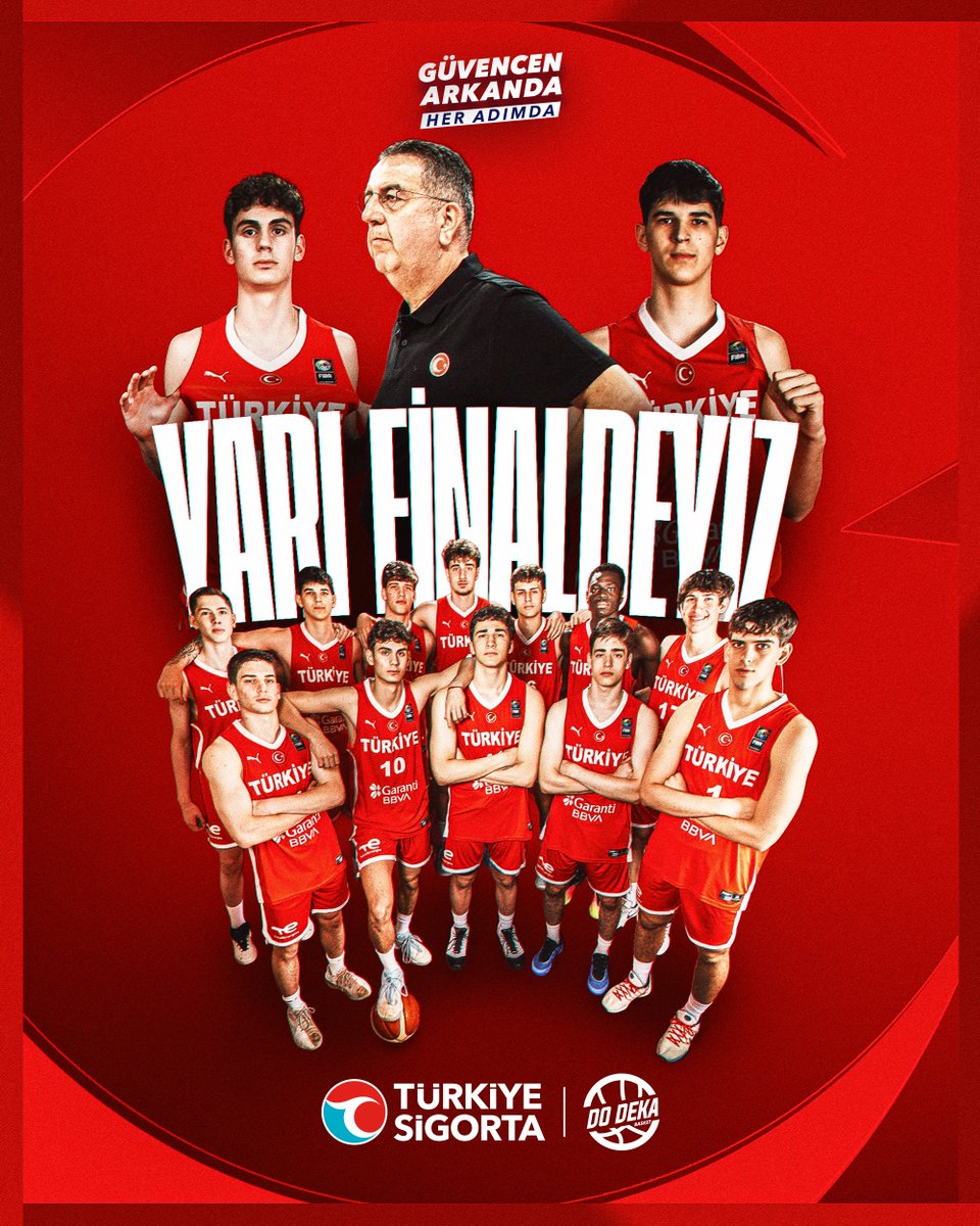 dodekabasket's tweet photo. SİZİNLE GURUR DUYUYORUZ! 🧿

U17 Milli Takımımız, Dünya Kupası’nda yarı finalde 🇹🇷

@Turkiye_Sigorta | #işbirliği https://t.co/1xyDPkZIsk