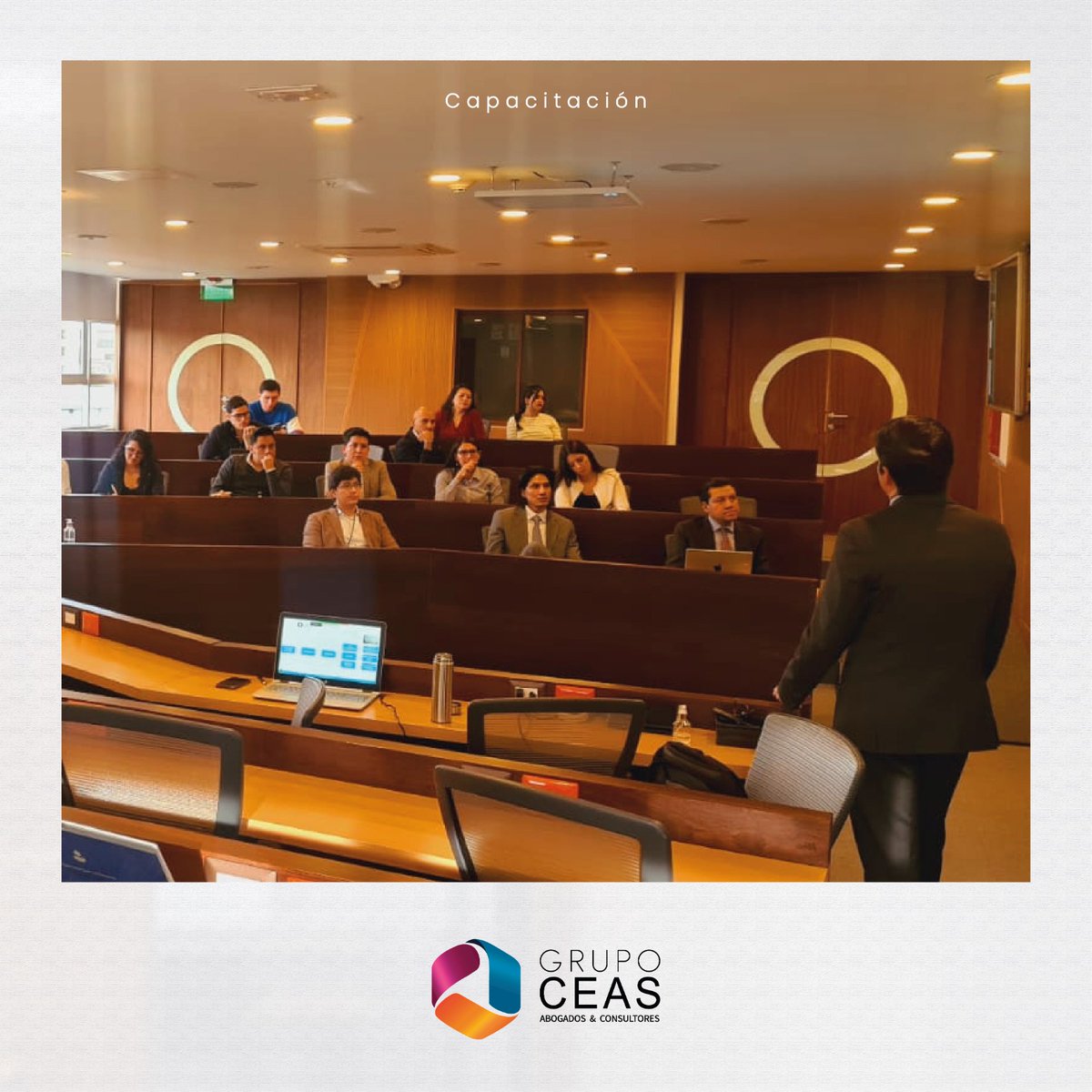 CEASAbogados's tweet photo. ¡Impulsando el conocimiento de alto nivel! 💼✨ Carlos Baldeón Barriga, Presidente de GRUPO CEAS, impartió la capacitación "Actualización en Contratación Pública" al equipo de Aseguradora del Sur.

Formación práctica y estratégica en reformas y buenas prácticas normativas. https://t.co/bamVH5erzx