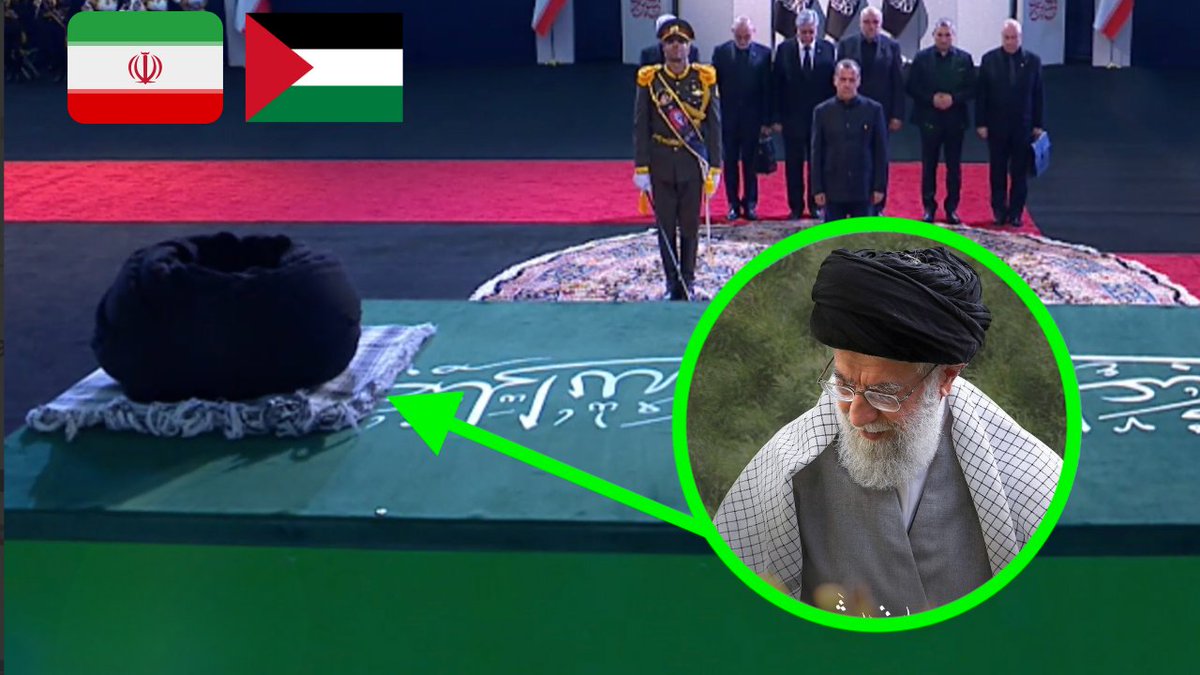 MiguelRuizCalv's tweet photo. 🚨DETALLE BRUTAL🚨

Jameneí nunca abandonó Palestina.
Hasta el final, incluso en su ataúd, llevaba una kefiyeh.
Defender al oprimido es la esencia del pensamiento de Jameneí.
Grande Irán. https://t.co/BXSyVnpa1K