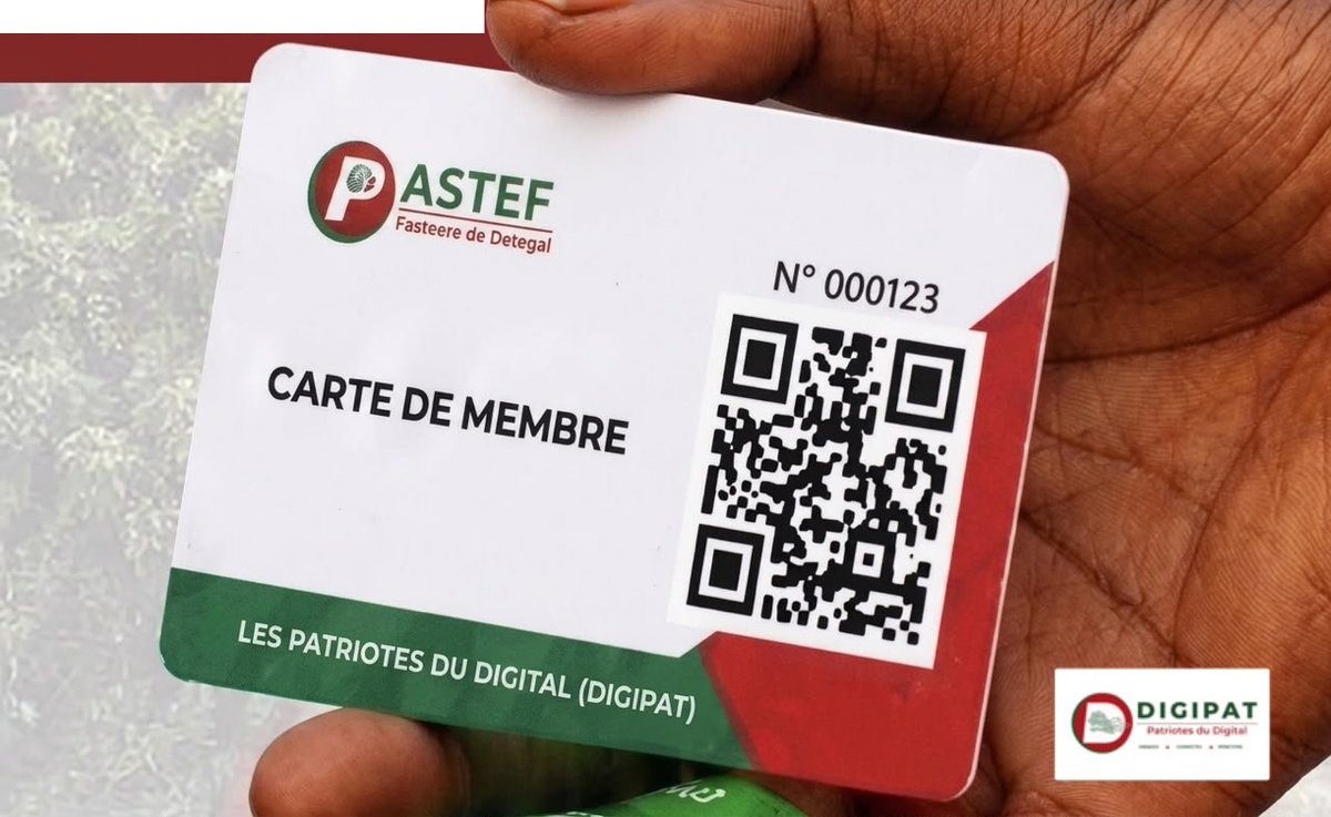 SadioGaston's tweet photo. 🚨OBJECTIF: 5000 nouveaux membres via les plateformes digitales (X, Facebook, TikTok, Instagram et autres). Un patriote, une carte, un bracelet...

Les Patriotes du Digital (DIGPAT)
#pastef #sonko https://t.co/ipW88BnPsm