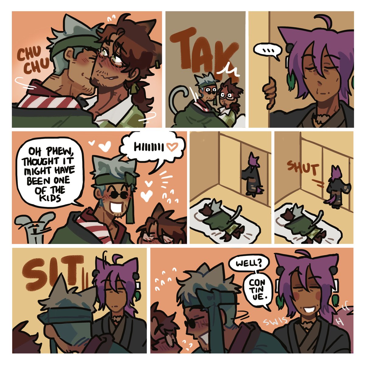 chippychime's tweet photo. [oc] always remember what its all for. making dad yaoi with friends. https://t.co/bdkuI8JJ19