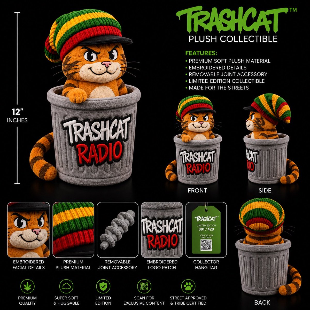 TrashcatMeme's tweet photo. $Trashcat plushie 🗑️😾😸⁉️ @jefferymarston1 cooking w 🔥 https://t.co/LTfcbHObf0