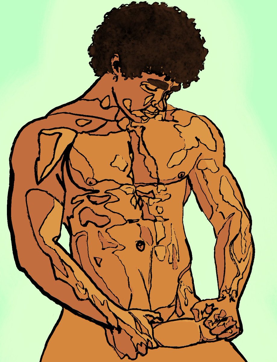 FreakyArtFeline's tweet photo. Another Afternoon doodle, this time of a naked Buff Hispanic guy #gayart #gaynsfw #yaoi
#latino #latinoart #contemporaryart
#maleform #culturalart #Latinpride
#latinopride #grindr #sniffies #men #buff #jacked #handsome #latinoamérica #cock #creative #art https://t.co/nH6ziJNW2s