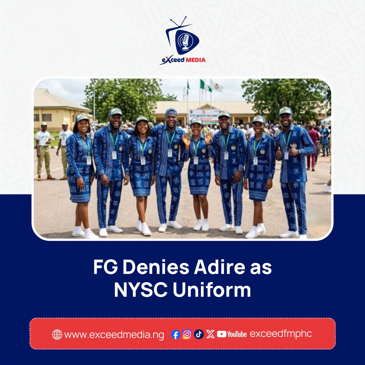 exceedfmphc's tweet photo. ⚡ EXCEED NEWS FLASH

Dangote Refinery cuts petrol price by another ₦50/L.

Eleme LGA suspends real estate activities amid fresh crisis.

FG cuts vehicle import levy to 10% (new), 5% (used).

FG denies Adire as the new NYSC uniform.

👉 Full stories on: https://t.co/fHtdMjreSt https://t.co/S6MRCjB2t2
