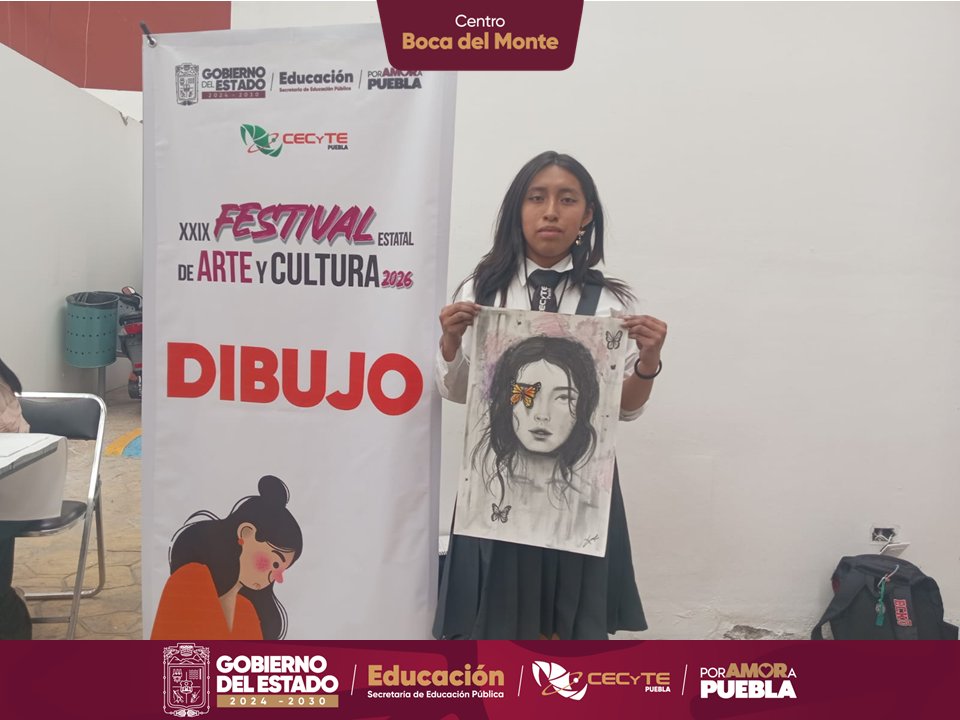 EMSaD_BM's tweet photo. ¡Mucho éxito a nuestras talentosas estudiantes que representan con orgullo al Centro EMSaD Boca del Monte en el XXIX Festival Estatal de Arte y Cultura 2026!

#CECYTEPuebla #HazloEnGrande #PorAmorAPuebla https://t.co/xjYW6hS31a