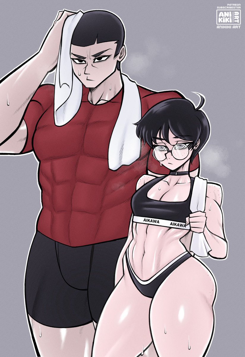Anikiki_kun's tweet photo. Kiki staying fit to take better back shots https://t.co/Em9pHrpRFG