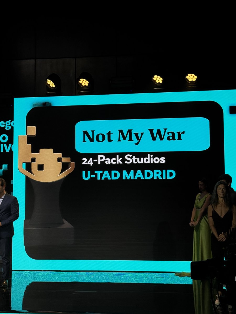 PoloDigitalMLG's tweet photo. @TheGameKitchen @potipotistudio @BrokenBirdGames @binaryphoenix_ ¡Nueva categoría! 🌟 Mejor Juego CENTRO FORMATIVO en los Premios Iris Games 2026 📚

🏆  Not My War — @24PackStudios – @U_tad (Centro Universitario de Tecnología y Arte Digital de Madrid) https://t.co/n7eaEoPpsj