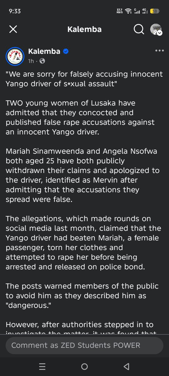 StudentsZed's tweet photo. We don't shame women enough. Imagine falsely accusing an innocent man and only say sorry that's it. No consequences, no arrest.. just sorry😞🤬🤬 https://t.co/Y6l49pTKdo