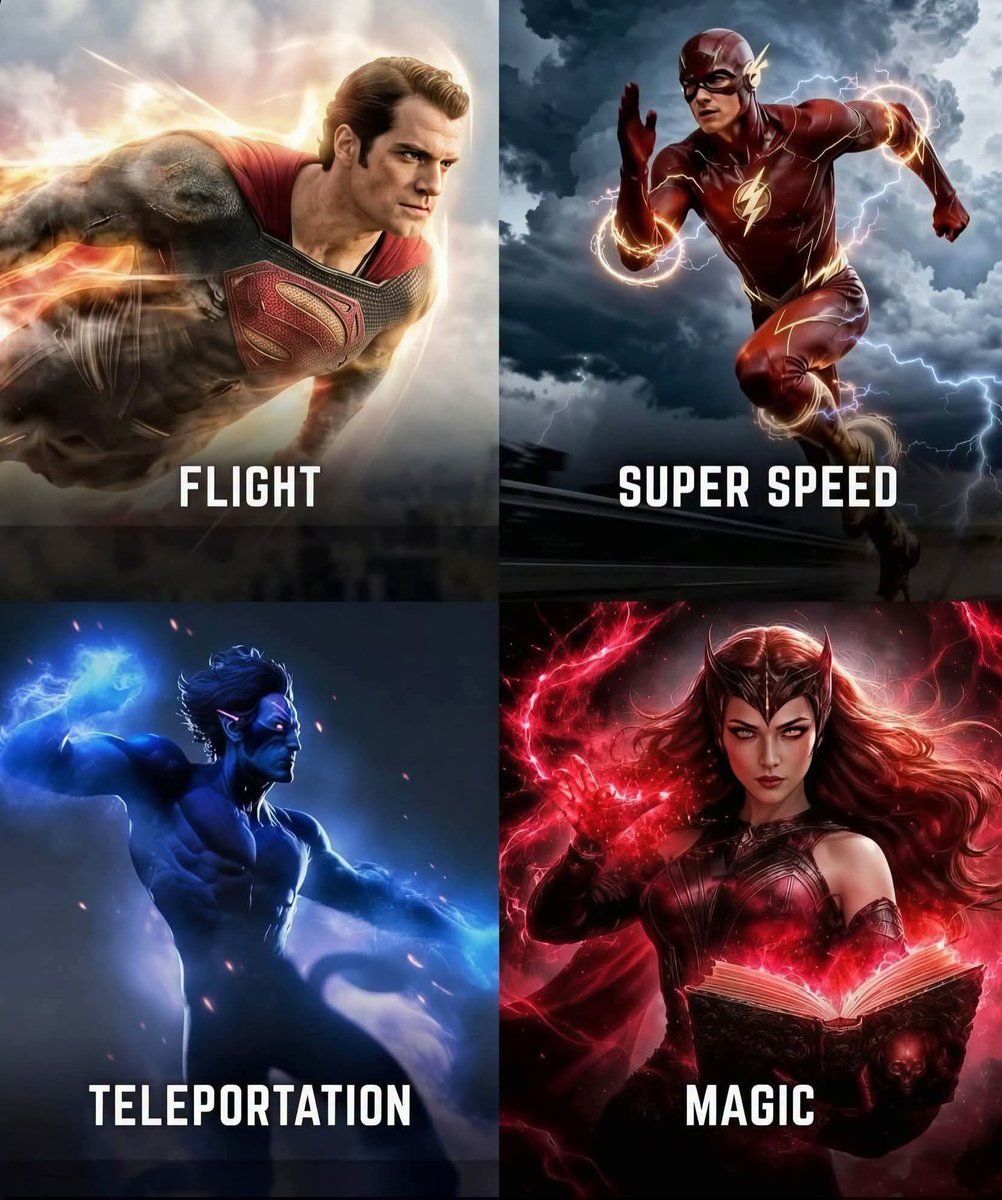 PopcornPost_'s tweet photo. Which Superpower would you select for yourself if you get a chance? https://t.co/8H4wbEnfKY