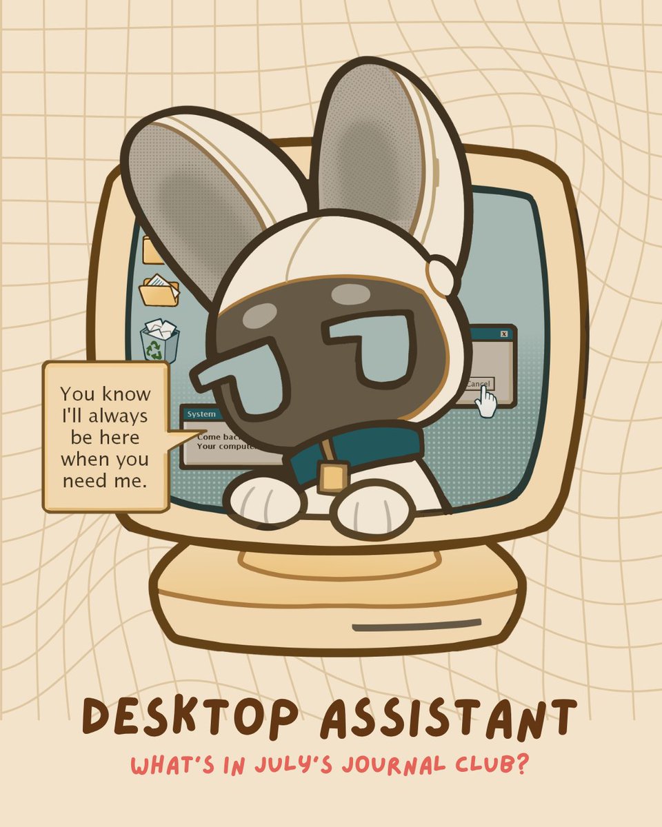 LoppyRae's tweet photo. Meet your new Desktop Assistant! 🐰
(Abandonment issues included for no additional cost.) https://t.co/RJ6QzKC7oz