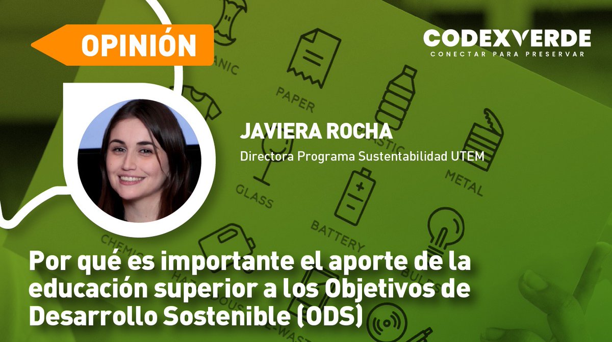 CodeXverde's tweet photo. 🗣️"El verdadero desafío está en integrar estos objetivos de manera transversal en la gestión institucional, los procesos formativos, la investigación, la vinculación con el medio y la propia cultura organizacional" https://t.co/UYJXs8mfBu https://t.co/hiA8qchHAz