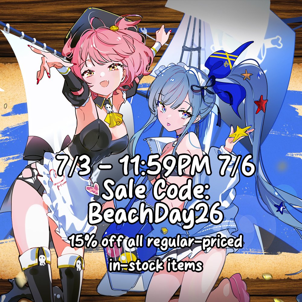 GundamPlanet's tweet photo. You know what time it is!

The sale runs from now until midnight PACIFIC on 7/6. Don't leave it up to those extra three hours we added though!

Use code BeachDay26 for 15% off all regular-priced in-stock items! Shop now-> https://t.co/r74C86ycfa https://t.co/zRm1nnXZ8B