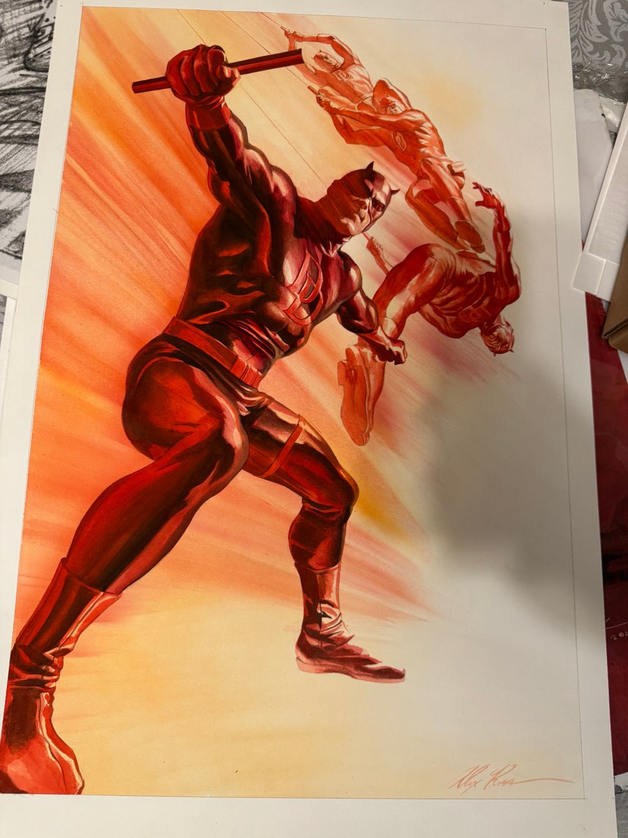 thealexrossart's tweet photo. #sdcc #originalart https://t.co/LdTNQs6Lkc