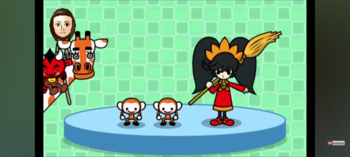 Razor_Thunder's tweet photo. Siempre compartieron universo
(Trailer de Wario ware gold de la 3ds, se ve a karate killo de fondo)
Y en megamix tenias varios minijuegos con los pj del wario ware https://t.co/DqbnoRRI5G