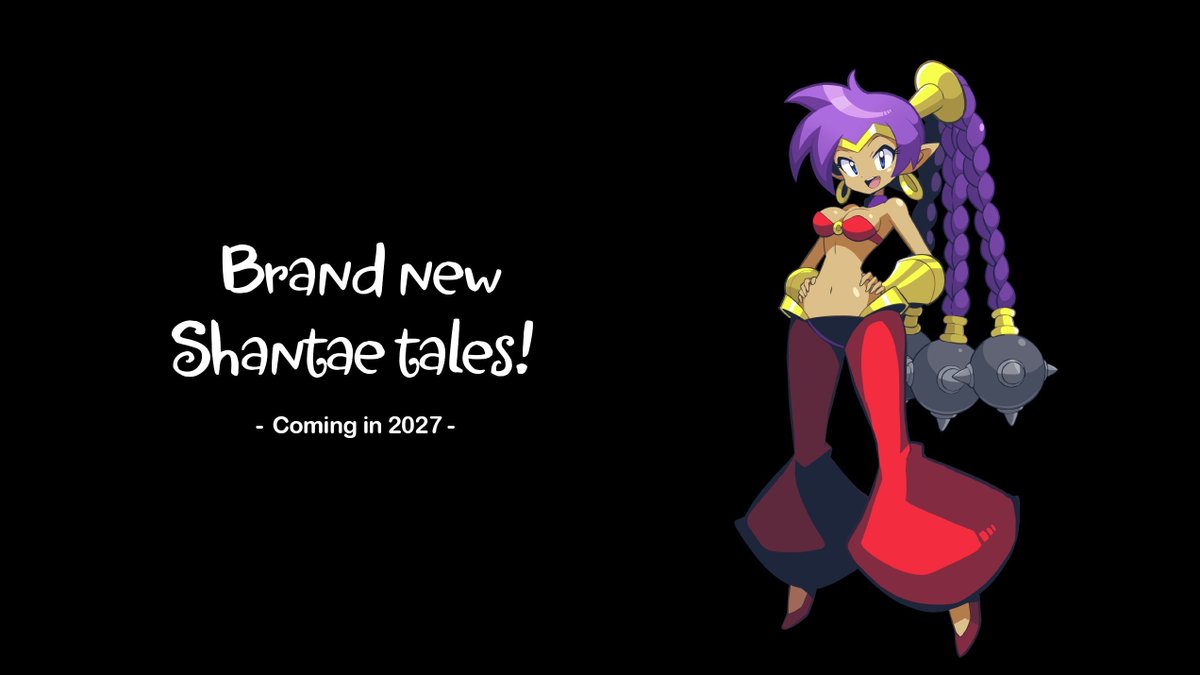 Wario64's tweet photo. next Shantae game coming in 2027, teaser image https://t.co/bLsx8DXVRM