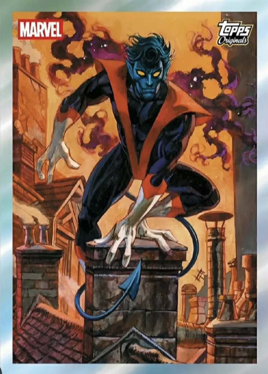 proxy616's tweet photo. New #Nightcrawler topps trading card coming in 2026 by Dan Brereton. https://t.co/PUN1qVPCH4