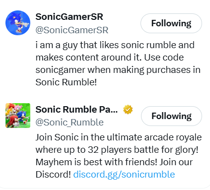 f_balloons's tweet photo. @SonicGamerSR @Sonic_Rumble Sonic Frontiers for me. And sonic rumble too. https://t.co/fl5FENXdPO