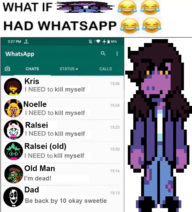 HuneeBruh's tweet photo. If Susie had WhatsApp https://t.co/O2XqKO5GzJ