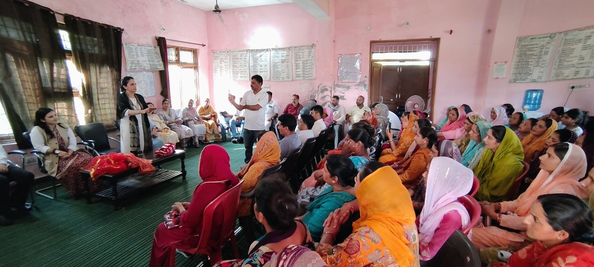 devyanidsrana's tweet photo. Delighted to share that renowned artist, educator, and social activist Rouble Nagi Ji (@ROUBLENAGI Ji) has announced the development of a Skill Development Centre in Ghaink Panchayat of Nagrota Constituency to help make the women of Nagrota Constituency financially independent and self-reliant. 

During our visit, we interacted with the incredible women of Nagrota Constituency, listened to their aspirations, and discussed opportunities to enhance skills, encourage entrepreneurship, and create sustainable livelihoods.

My heartfelt gratitude to Rouble Nagi Ji for joining us in this mission and bringing her experience and dedication to the women of Nagrota. This centre will provide practical training, confidence, and opportunities for women to stand on their own feet with dignity. Together, I am confident we will create a future where every woman has the skills, confidence, and support to achieve her dreams.

@bjp4india @bjp4jnk Sh @nitinnabin ji Sh @blsanthosh ji Sh @tarunchughbjp ji Sh @iamsatsharmaca ji Sh @ashokkoul59 Ji (1/3)