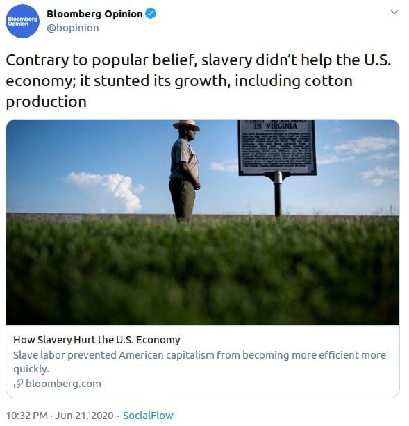 wewuz___'s tweet photo. @Twisted23x23 @KingOelke Picking cotton isn't nation building. And even that wasn't even done well. https://t.co/xgELWpbxZY