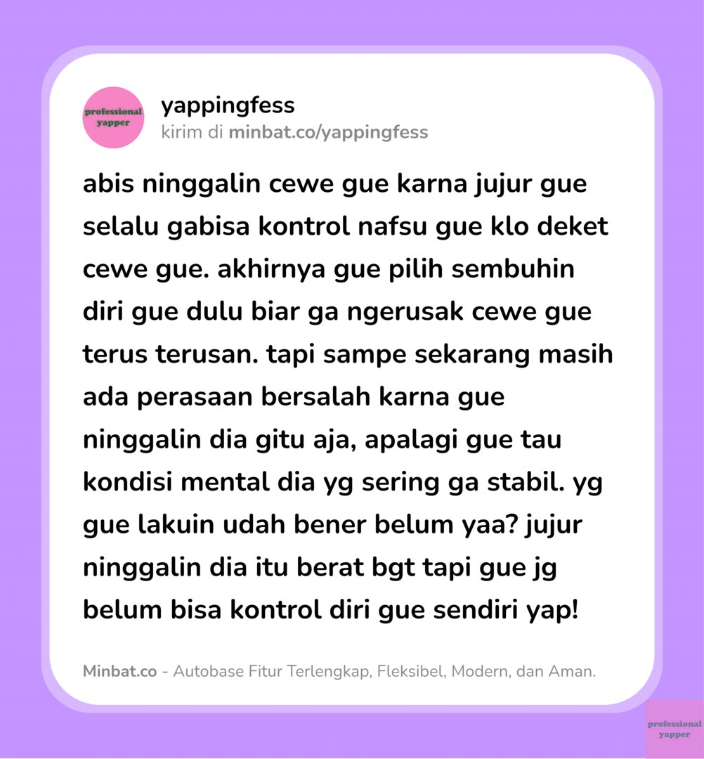 yappingfess's tweet photo. yap! takut salah langkah😔 https://t.co/sfTERHFJML