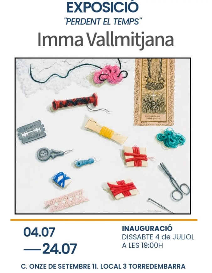 OnaLaTorre's tweet photo. 🖌️Imma Vallmitjana exposa a la galeria TAMI de #Torredembarra
🖼️La mostra es pot visitar fins al 24 de juliol
➡️https://t.co/1pe41YNJjR https://t.co/orloD5Tj7R