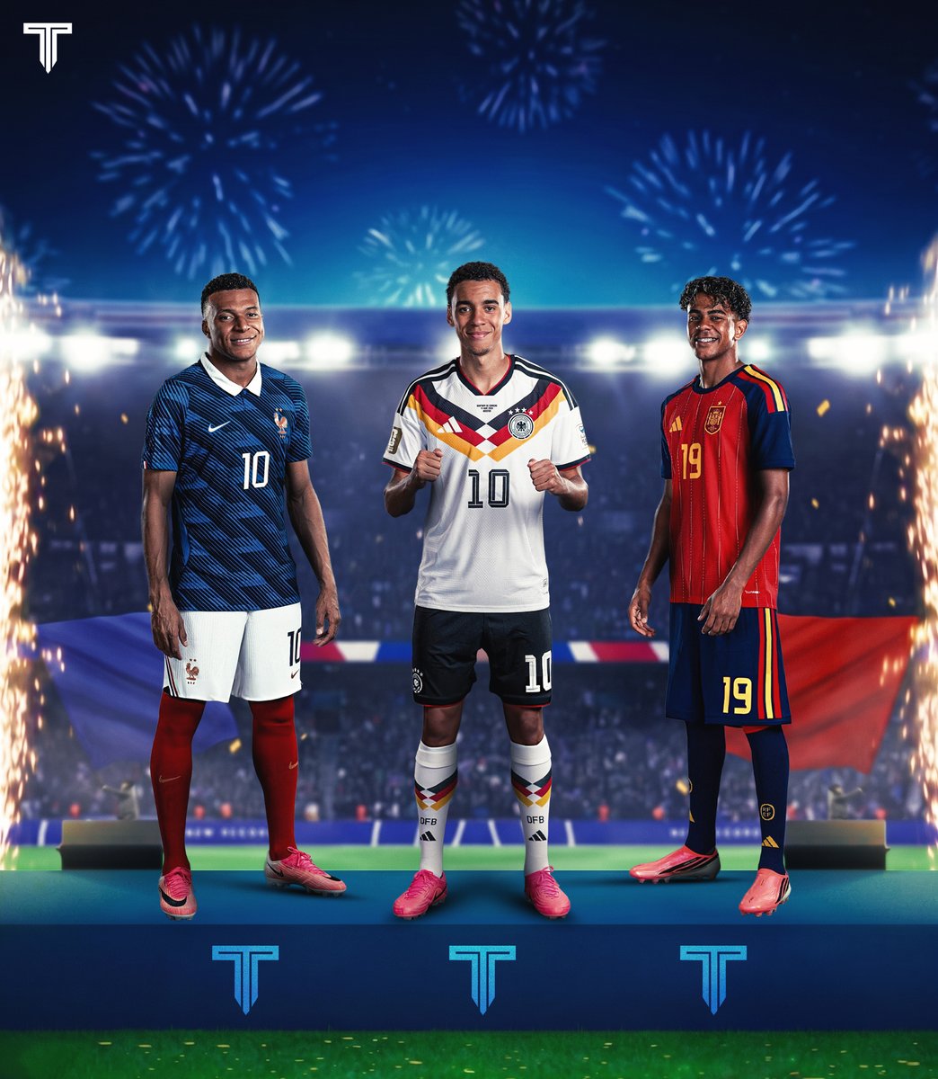 TouchlineX's tweet photo. 🚨 𝗡𝗘𝗪: Lamine Yamal has joined exclusive company.

Since 1966, only three teenagers have completed 30+ dribbles in a single FIFA World Cup:

• Kylian Mbappe (2018) — 50
• Jamal Musiala (2022) — 32
• Lamine Yamal (2026) — 30 https://t.co/U7lwRABFJK