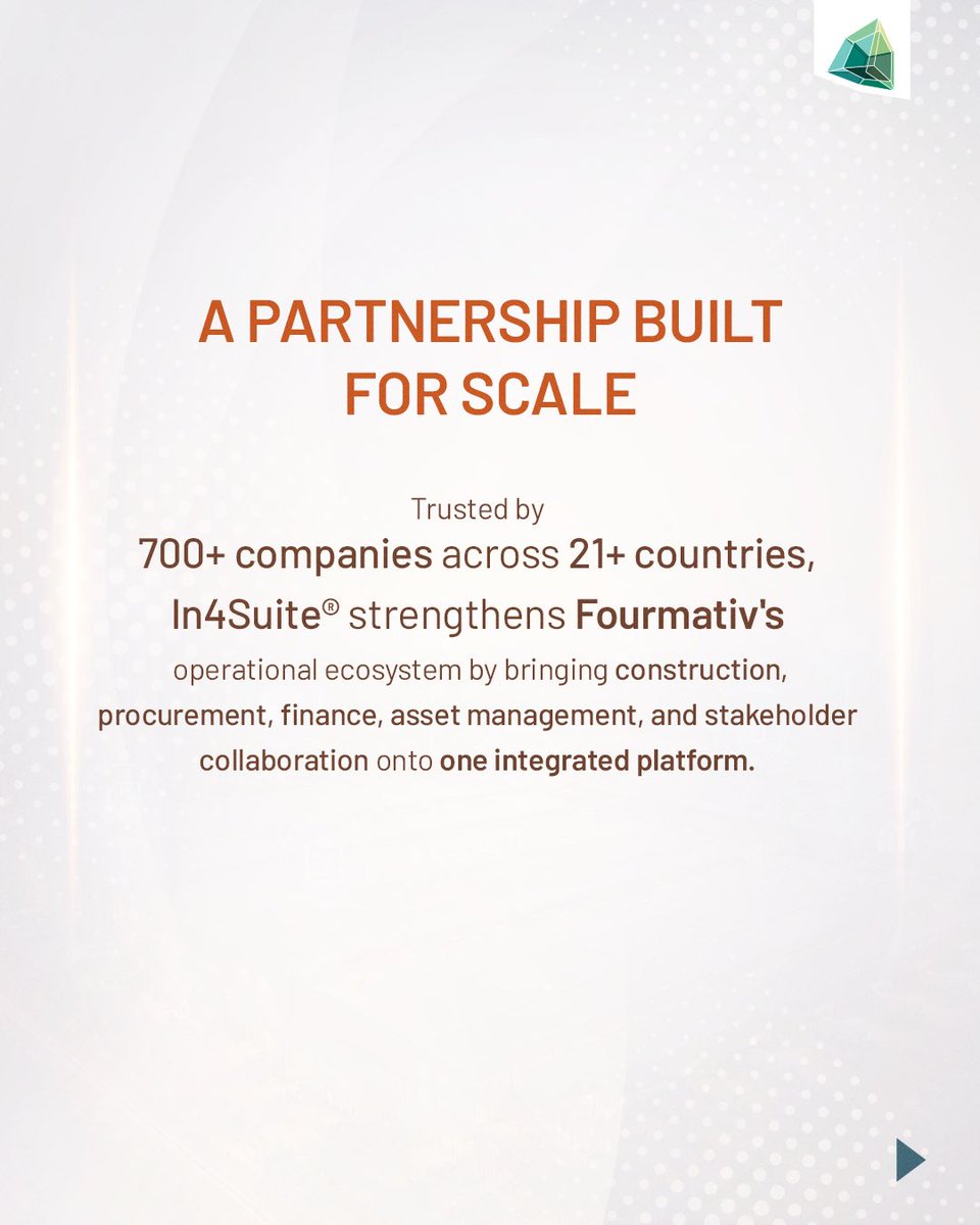 Fourmativ's tweet photo. We’re proud to announce our partnership with In4Suite® to strengthen the digital foundation behind our integrated logistics ecosystem.
Together, we’re enabling smarter execution and scalable growth for the future of India’s logistics.
#Fourmativ x #In4Suite https://t.co/pWGL18tvrP