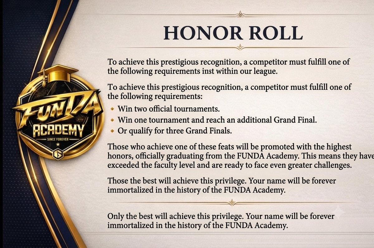 FundaTournament's tweet photo. What a night it was last night at Funda Academy, we had a graduate there, and we reminded him how the tournament’s ranking system works.
#fundaacademy https://t.co/en4mbJUiPR