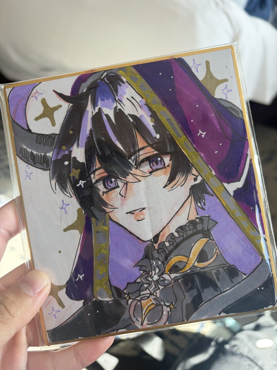 ArcanaEclipse's tweet photo. Thank you @grakanarts for making this shikishi of Shoto!!! She always cooks so hard for my kamioshi…please go follow her!!! 

#artoftherogue #Shxtou https://t.co/vyHVOyJHVk
