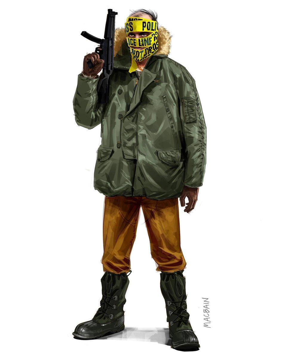 JustMeRyder's tweet photo. These early GTA 5 Franklin and Trevor concept arts are still so cool and interesting to look at. 

They were first revealed 3 years ago by the legendary Anthony Macbain, a former Rockstar developer &amp; artist on GTA 5's 10th anniversary. https://t.co/4IsCiRsbSp
