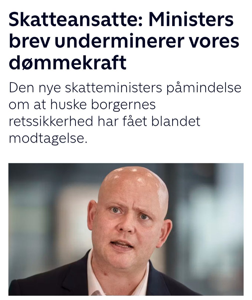 Statsstyret's tweet photo. Når Skattestyrelsens dømmekraft er at en borger skal betale 115 pct i skat, så må vi antage at de er for inkompetente til at kunne tage nogen som helst beslutninger.
#dkpol #fullretard #skat https://t.co/tqyNZCqG4x