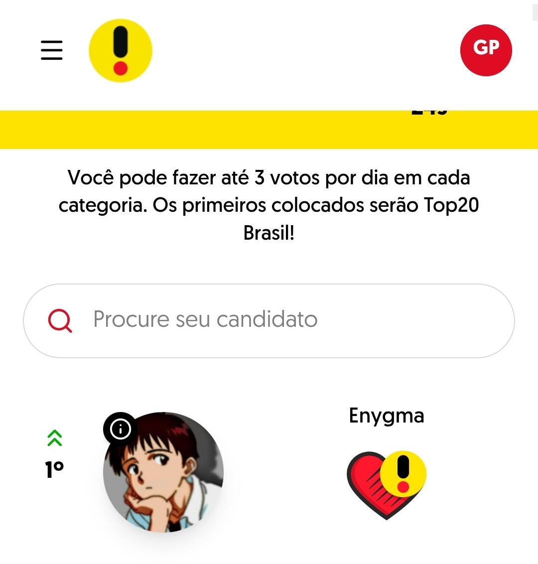 GPedrialli's tweet photo. @Enygmatic0 Enygma tá em primeiro lugar kakakkakakakkkaka https://t.co/neXcR9xgXm