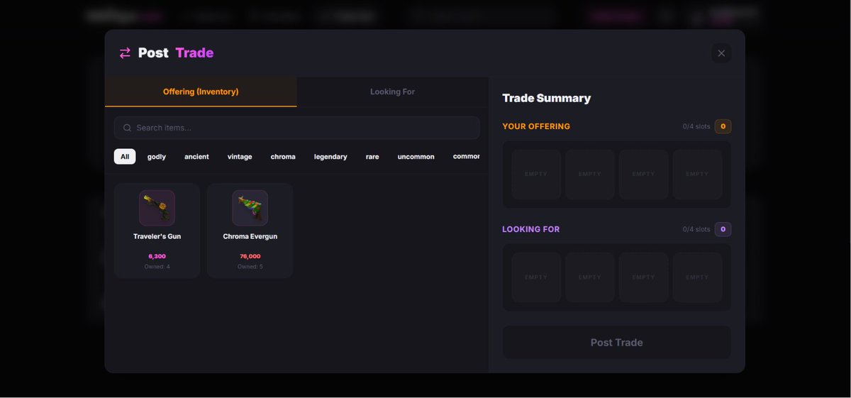 AmHonored's tweet photo. You asked and we answered! You can now post trades and find your awesome trades in mm2list.
- MM2List #1 Roblox value list for Murder Mystery 2
Try it out now: https://t.co/ktw0TVE6qM

#mm2 #roblox https://t.co/1uLOvxVrMr