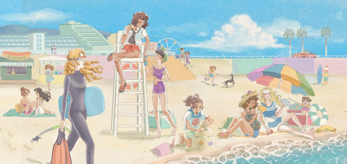 figchn's tweet photo. Let’s go to the beach…!! 🏝️ #oniisamae https://t.co/wIcJ5K0YRG