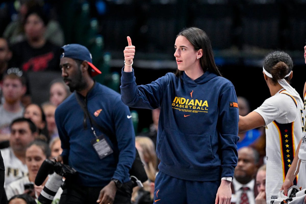 CClarkReport's tweet photo. “I turned the TV on Sunday and that game was on Wednesday and that’s all that people are talking about… my teammates played on Friday and they dominated and nobody wanted to talk about that.”

Caitlin Clark on the media coverage around her incident with Alyssa Thomas https://t.co/nwbISih3Ky