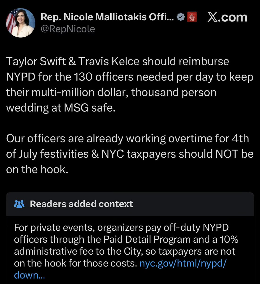 WUTangKids's tweet photo. Hey @RepNicole….can you be any dumber? https://t.co/resv0unP8K
