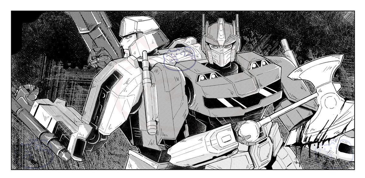 BAMBOO_RZ's tweet photo. #megop  #TransformersOne 
想��他俩并肩作战😭😭 https://t.co/mlWlVbICsj
