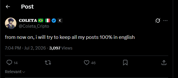 DrsatoshiNKT's tweet photo. @victor__alfa olha só que conveniente, está mais queimado que rodela de gp com os Br e agora vai mudar o idioma, novos ares, no brasil só tem ''haterrrrs" kkkkkkkkk https://t.co/ijUxWmsqx9